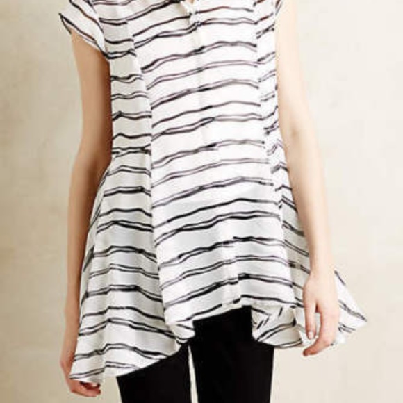 Anthropologie MEADOW RUE WALKING TOUR Tunic Top - Picture 2 of 4